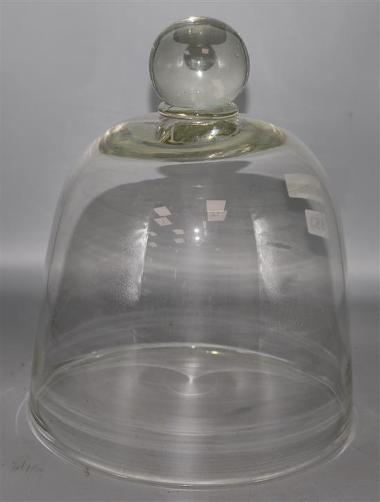 A glass forcing bell